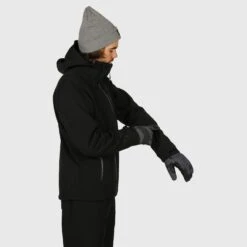 Brunotti Marsala_N Mens Softshelljacket 9 Brunotti Marsala_N Mens Softshelljacket -Duijvestein-Winterstore Brunotti M Marsala Softshellsnowjacket Black 2022 3