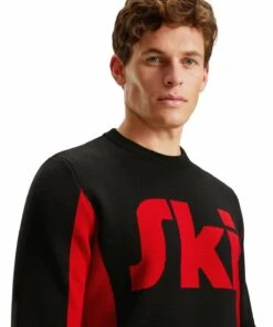 Falke SK Crew Neck Pullover M -Duijvestein-Winterstore Falke M SK Crew Pullover 38362 3000 Black 2022 6