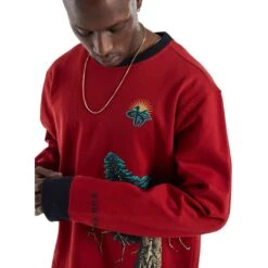 Burton Mens 1995 Kelly Air Crew -Duijvestein-Winterstore Kelly sweat front zoom 1